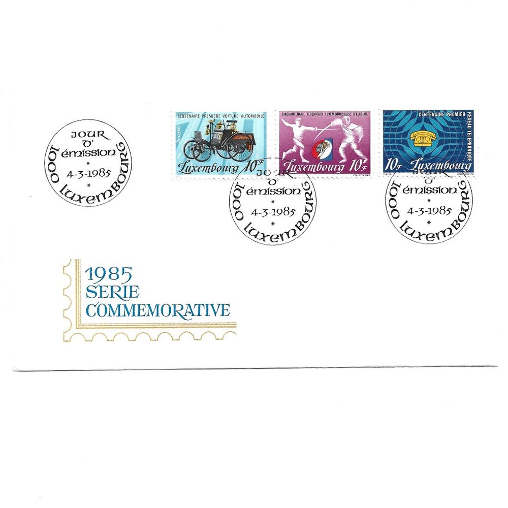 Lot of 10 Luxembourg Stamp Covers (#48)